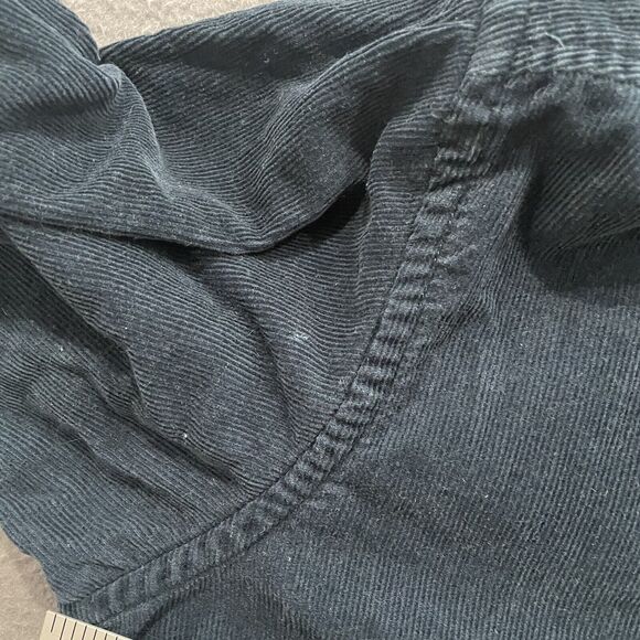 Vintage Cabelas Shirt Mens Large Corduroy Green Blue Long Sleeve Heavyweight - Picture 8 of 11